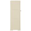 vidaXL Plastic Cabinet 40x43x125 cm Wood Design Angora White