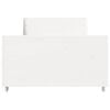 vidaXL Bed Frame without Mattress White 100x200 cm Solid Wood Pine
