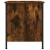 vidaXL Bedside Cabinet Smoked Oak 40x42x50 cm Engineered Wood