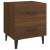 vidaXL Bedside Cabinets 2 pcs Brown Oak 40x35x47.5 cm