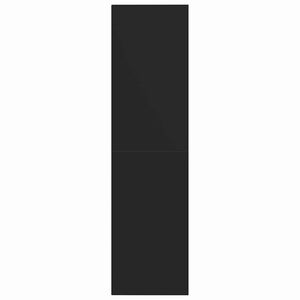 vidaXL Book Cabinet/TV Cabinet Black 36x30x143 cm Engineered Wood