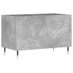 vidaXL Record Cabinet Concrete Grey 74,5x38x48 cm Engineered Wood