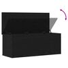 vidaXL Storage Box Black Oak 90 x 35 x 35 cm Engineered Wood