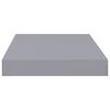 vidaXL Floating Wall Shelves 2 pcs Grey 40x23x3.8 cm MDF