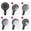 vidaXL Shower Head Set Black G 1 / 2 inches