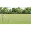 vidaXL Fence Post Silver 10 x 0.6 m (19 x 19 mm mesh) Steel