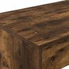 vidaXL Bed Desk Smoked Oak 100 x 45 x 75 cm Engineered Wood
