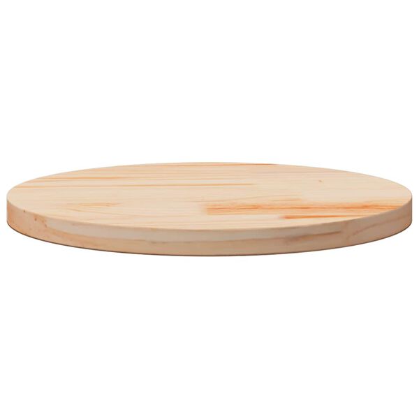 vidaXL Table Top Round &Oslash;50x3 cm Solid Wood Pine
