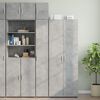 vidaXL Wall Cabinet Concrete Grey 30x42.5x40 cm Engineered Wood