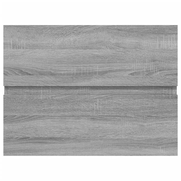 vidaXL Sink Cabinet Grey Sonoma 60x38.5x45 cm Engineered Wood