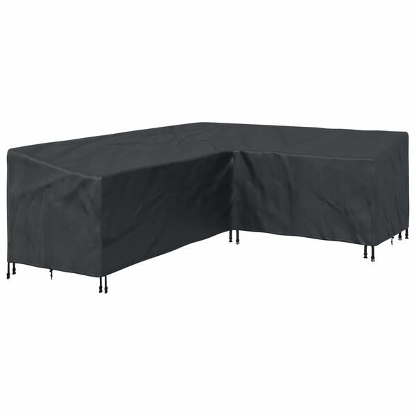 vidaXL Furniture Cover Black 250 x 180 x 80 cm 600D Oxford Fbric