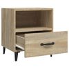 vidaXL Bedside Cabinet Sonoma Oak Engineered Wood