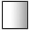 vidaXL LED Bathroom Mirror Grey 40x8.5x37 cm Acrylic