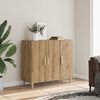 vidaXL Sideboard Artisan Oak 90x34x80 cm Engineered Wood