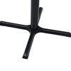 vidaXL Bistro Table Leg Black 76x76x107 cm Cast Iron