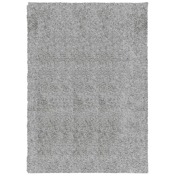 vidaXL Shaggy Rug PAMPLONA High Pile Modern Grey 120x170 cm