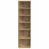 vidaXL Shoe Cabinet Artisan Oak 28x27x102 cm Engineered Wood