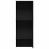 vidaXL Hallway Cabinet Black Oak 97.5 x 37 x 99 cm Engineered Wood