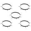 vidaXL Lawn Aerator Clamp with Spikes 5 pcs &Oslash; 320 mm Steel