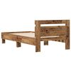 vidaXL Bed Frame Old Wood 193 x 95 x 88 cm Engineered Wood