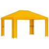 vidaXL Gazebo 4 x 3 m Yellow Polyester and Steel 190