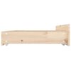 vidaXL Bed Frame without Mattress with Drawers 160x200 cm