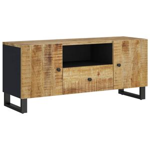 vidaXL TV Cabinet 105x33,5x46 cm Solid Wood Mango&Engineered Wood