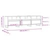 vidaXL TV Cabinet Grey Sonoma 150x30x44.5 cm Engineered Wood