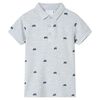 Kids' Polo Shirt  Grey Melange 116