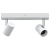 vidaXL Ceiling Spotlight White 26 x 6.5 x 11.5 cm Metal