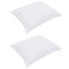 vidaXL Pillow with Pillow 2 pcs White 60 x 80 cm Cotton