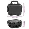 vidaXL Portable Flight Case Black 30x24.5x12.5 cm PP