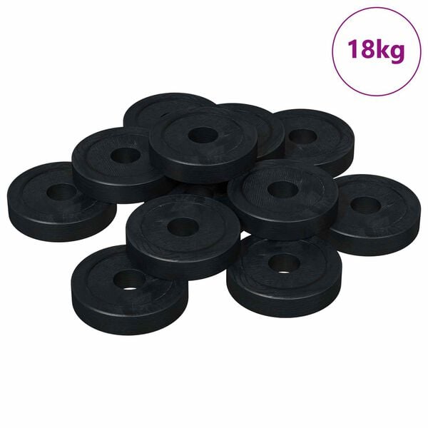 vidaXL suitable for Flat Washer 36000 pcs Black 15 x 4 x 3 mm