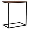 vidaXL Side Table Black 55x35x66 cm Engineered Wood