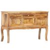 vidaXL Sideboard 110x35x75 cm Solid Mango Wood