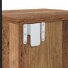 vidaXL Bedside Cabinet Old Wood 35 x 30 x 51 cm Engineered Wood