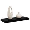 vidaXL Floating Wall Shelf High Gloss Black 60x23.5x3.8 cm MDF