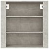 vidaXL Wall Cabinet Concrete Grey 80x33x80 cm Engineered Wood
