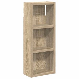 vidaXL Bathroom Wall Cabinet with Shelf Sonoma Oak 20 x 10 x 50 cm
