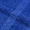 vidaXL Towels "FROGN" 10 pcs Blue 100x200 cm 360 gsm