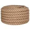 vidaXL Jute Rope 10 m Long 36 mm Thick