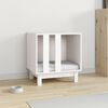 vidaXL Dog House White 50x40x52 cm Solid Wood Pine