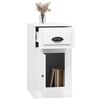 vidaXL Side Cabinet with Drawer White 40x50x75 cm Engineered Wood