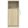vidaXL Sideboard with LED Sonoma Oak 42.5x34x100 cm Engineered Wood