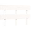 vidaXL Bed Frame without Mattress White Small Double Solid Wood