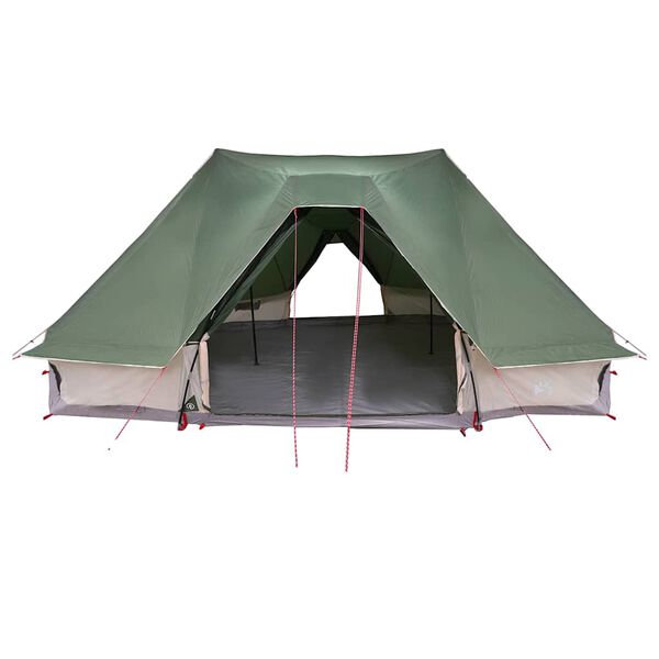 vidaXL Family Tipi Tent Folding with Roof Green 680 x 430 x 270 cm