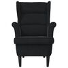 vidaXL Armchair Black Velvet