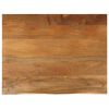 vidaXL Table Top Live Edge 110x80x3.8 cm Solid Wood Mango