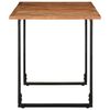 vidaXL Dining Table 140x70x75 cm Solid Wood Acacia