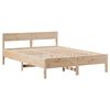 vidaXL Bed Frame without Mattress 140x190 cm Solid Wood Pine
